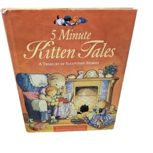 Vintage 5 Minute Kitten Tales by Nicola Baxter Hardcover Printed In Italy